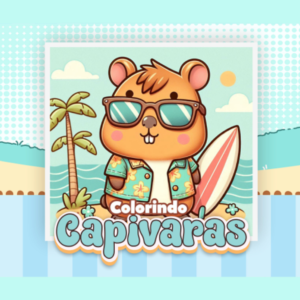 Colorindo Capivaras